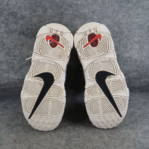 Nike Shoes Youth 4.5 Sneakers Air More Uptempo Peace Love Swoosh GS Athletic Mid - Picture 11 of 15